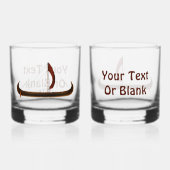Red Sail Viking Ship Whiskyglas (Vorderseite)