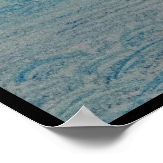 Red Sailboat - Segeln Sie weg! Poster (Ecke)