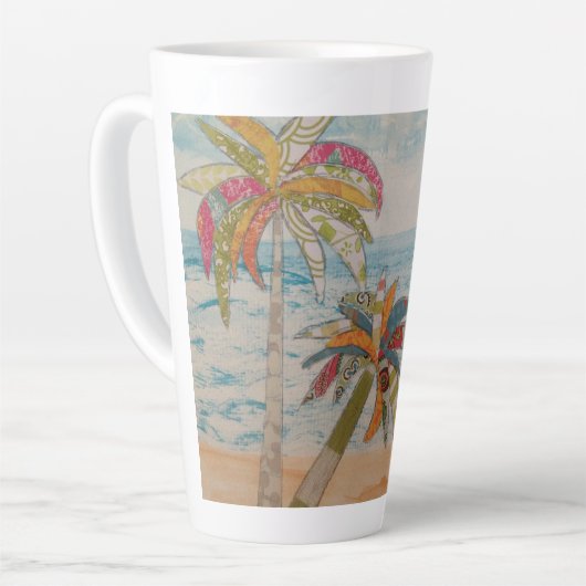 Red Sails Latte Tasse (Linke Ecke)
