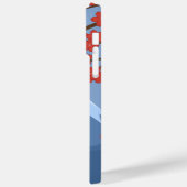 Red Sakura Kokeshi Doll - Niedlich Geisha Girl Case-Mate iPhone Hülle (Rückseite / Links)