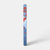 Red Sakura Kokeshi Doll - Niedlich Geisha Girl Samsung Galaxy Hülle (Linke Seite)