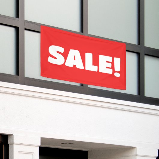 Red SALE! Banner (Äußeres Gebäude)