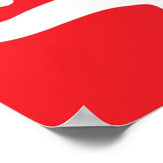 Red Sale Sign, 18x24 Sommersaison Sale Poster (Ecke)