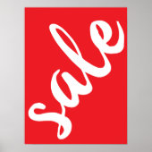 Red Sale Sign, 18x24 Sommersaison Sale Poster (Vorne)