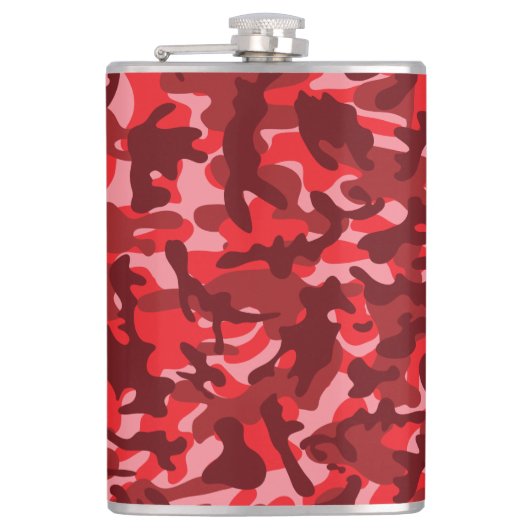 Red Salmon Tarnlage Flachmann (Vorderseite)