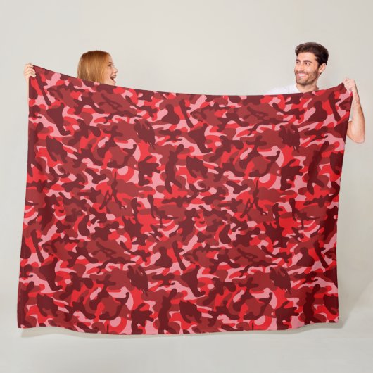 Red Salmon Tarnlage Fleecedecke (Beispiel)