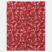 Red Salmon Tarnlage Fleecedecke (Vorderseite)