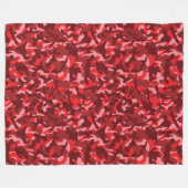 Red Salmon Tarnlage Fleecedecke (Vorderseite (Horizontal))