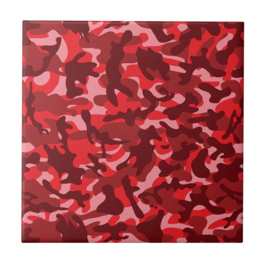 Red Salmon Tarnlage Fliese (Vorderseite)