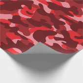 Red Salmon Tarnlage Geschenkpapier (Ecke)