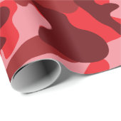 Red Salmon Tarnlage Geschenkpapier (Rolleneckpunkt)