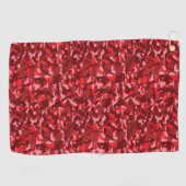 Red Salmon Tarnlage Golfhandtuch (Horizontal)