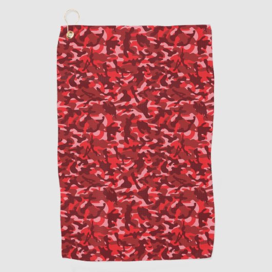 Red Salmon Tarnlage Golfhandtuch (Vorderseite)