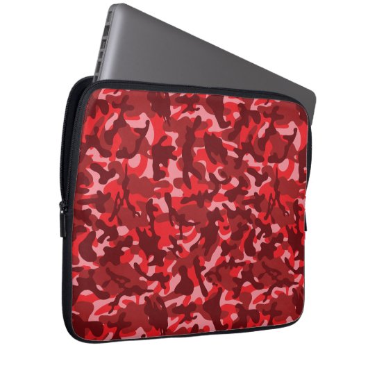 Red Salmon Tarnlage Laptopschutzhülle (Vorne Rechts)