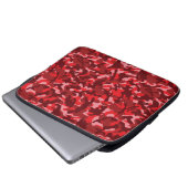 Red Salmon Tarnlage Laptopschutzhülle (Vorne Knopf)