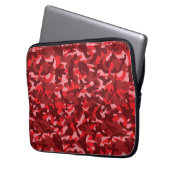Red Salmon Tarnlage Laptopschutzhülle (Vorderseite Links)