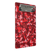 Red Salmon Tarnlage Mini Klemmbrett (Schrägansicht)