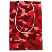 Red Salmon Tarnlage Mittlere Geschenktüte (Vorderseite)