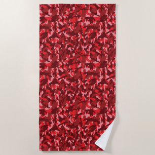Red Salmon Tarnlage Strandtuch