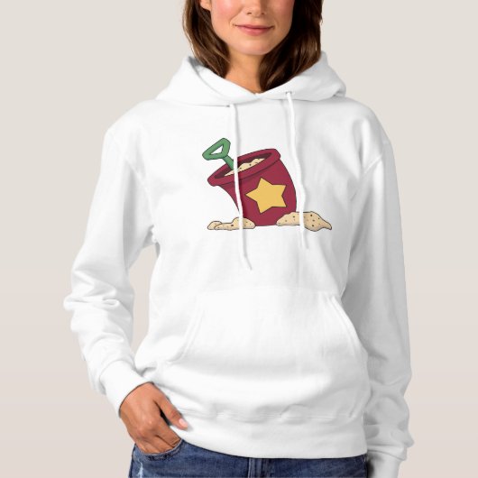 Red Sand Bucket mit Star und Shovel Hoodie (Vorderseite)