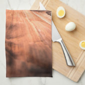 Red Sandstone Nature Foto Geschirrtuch (Viertel Falte)