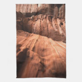 Red Sandstone Nature Foto Geschirrtuch (Vertikal)
