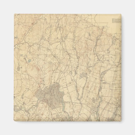 Red Sandstone, New Jersey 3 Magnet (Vorne)