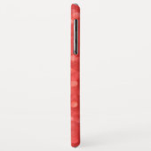 Red Sandy Glitzer Case-Mate iPhone Hülle (Hinten/Links)