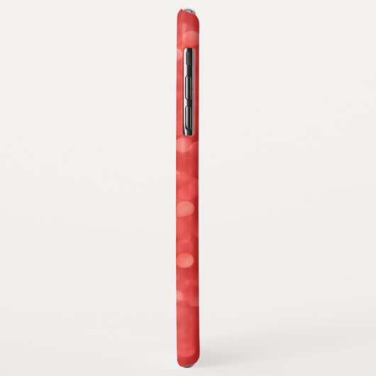 Red Sandy Glitzer Case-Mate iPhone Hülle (Hinten/Links)