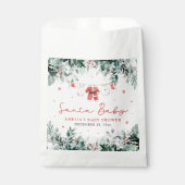 Red Santa Baby Christmas Baby Kleidung Baby Dusche Geschenktütchen (Vorderseite)