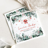 Red Santa Baby Christmas Baby Kleidung Baby Dusche Serviette