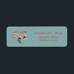 Red Santa Baby Christmas Clothesline<br><div class="desc">Adorable Red Santa Baby tragen Weihnachtskleidung mit Weihnachtsmannmütze auf grünem Hintergrund. Ein elegantes und raffiniertes Design. Passen Sie Ihre Namen und Adressdaten an.</div>