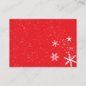 Red Santa Baby Duwer Windelwanne Begleitkarte (Rückseite)