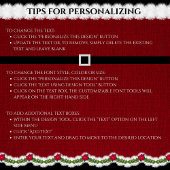 Red Santa Belt Weihnachtswein Flasche Set Weinetikett