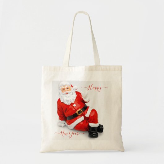 Red Santa Claus Tote Bag Tragetasche (Vorne)