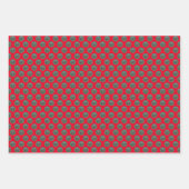 Red Santa Claus Weihnachten Geschenkpapier Set (Vorderseite)