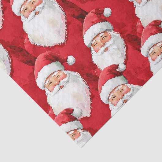 Red Santa Claus Weihnachten Seidenpapier (Ausschnitt)