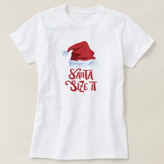 Red Santa Größe! T-Shirt (Design vorne)