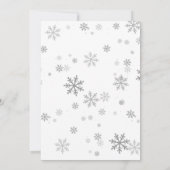 Red Santa hat Christmas Holiday Party Einladung (Rückseite)