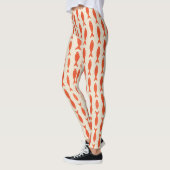 Red Sardines Fish Summer Leggings (Links)