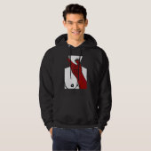 Red Satan Hand Bad Nun Hoodie (Vorne ganz)