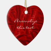 Red Satin Christmas Ornament (Rechts)