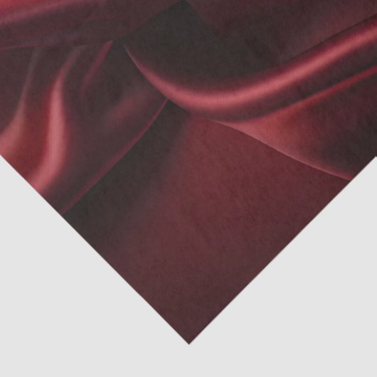 Red Satin Luxury Seidenpapier (Detail)