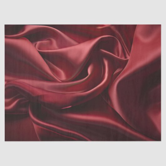 Red Satin Luxury Seidenpapier (Vorderseite)