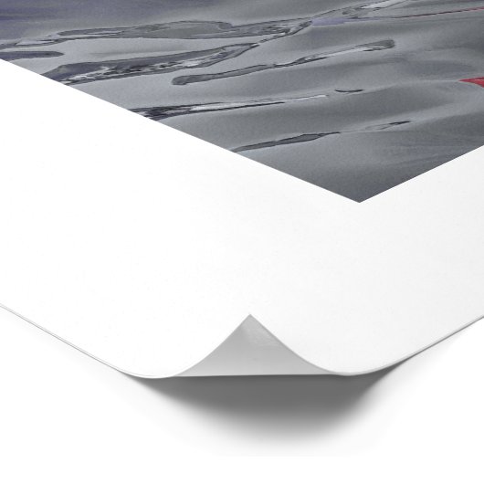 Red Saucer Attack Poster (Ecke)