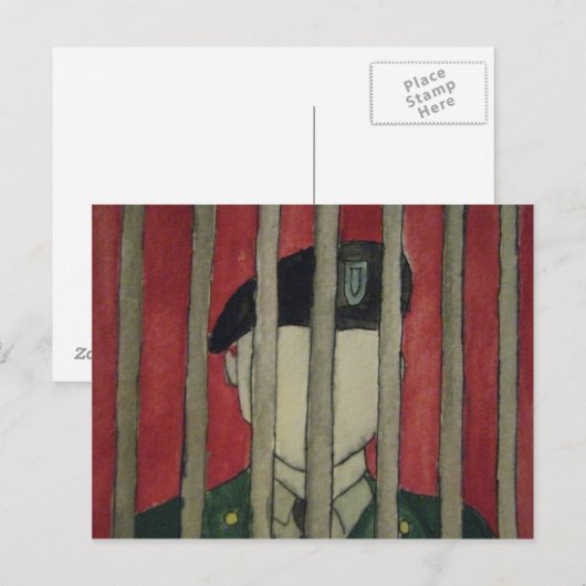 Red Scare Postkarte (Vorne/Hinten)