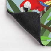 Red Scarlet Macaw Parrot Mousepads (Ecke)