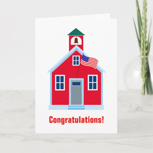 Red School House Karte (Vorderseite)