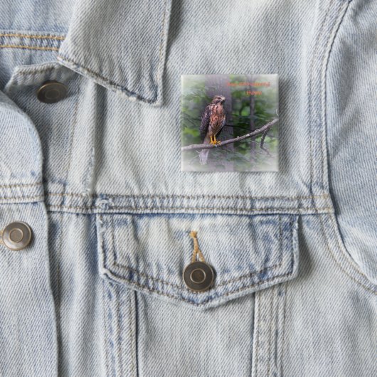 Red Schulter Hawk Button (Beispiel)