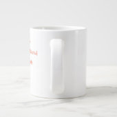 Red Schulter Hawk Jumbo-Tasse (Rückseite)